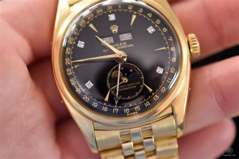 rolex ref. 6062 bao dai|triple calendar moonphase watch.